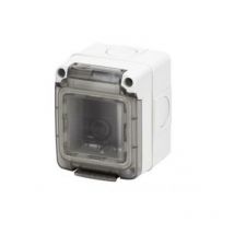 Conteneur pour luminaires 2 places À systÈme Étanche couleur gris ral 7035 ip65 gw27062