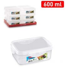 Contenitore Click Rettantolare per Alimenti - 600 ml