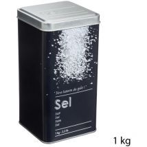 Edizione nera della saliera in metallo da 1 kg - 5 Five