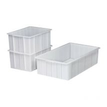 Craemer - Angolo Plastica Bin 25L Nd-Pe Bianco L475Xw340Xh220Mm Senza Manico Hole Cramer