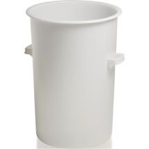 Craemer - Presa In Plastica Da 110L Su Hd-Pe Bianco D515Xh733Mm Con Schermo Maniglia All'Aperto