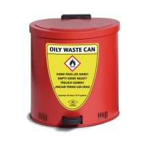 Asecos - Contenitore di sicurezza per la raccolta 65l acciaiobl.H580xL545xD535mm
