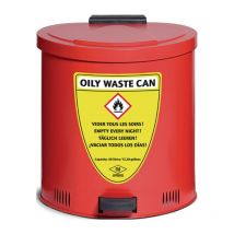 Asecos - Contenitore di sicurezza da 50l in acciaiobl.H540xW505xD495mm