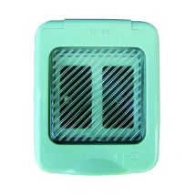 Contenitore Esterno 2 Posti Ip 55. Con Portello. Per Serie 'Laser'.