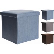 Koopman International B.v. - contenitore multiuso 'pouf' cm 38 x 38 x h 38 - df 8034790