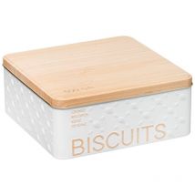 Scatola per biscotti in metallo scandinavian Nature bianco - 5five