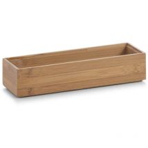 Zeller 13331 Scatola Salvaspazio, Bambú, Beige, 23x7.5x5 cm