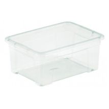 Contenitore trasparente con coperchio 12L – Utensileria – 30cm x 20cm x 15cm – MHOME