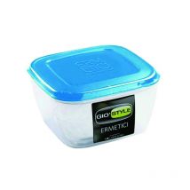 Contenitori ermetici quadrati per alimenti in plastica - lt.1,50 - cm.16x16x9h