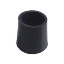 Contera goma andador B/25 negr - 25 mm