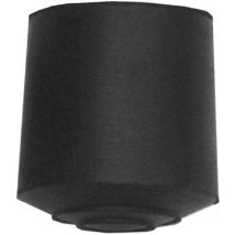 Contera goma cilíndrica negra 18mm