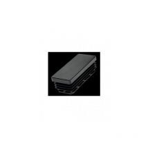 Contera rectangular interior estriada 120X40 Fortaps