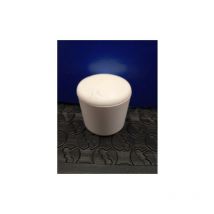 Contera redonda exterior blanca 20
