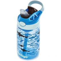 Contigo Easy Clean Autospout Bottle 14oz/420ml Blue Sharks - 2127476
