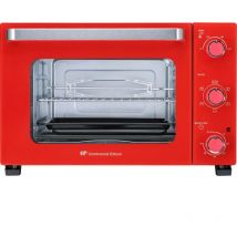 Continental Edison - CEMF35R - Minifour électrique 35L rouge - 1500W - Rotissoire, Convection naturelle