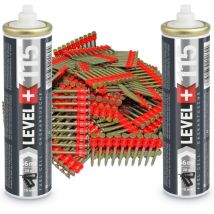 Contoo - Gaskartusche L+115 x 2 St. + Betonnägel 38mm 1000 St HB42