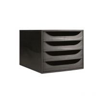 Contour - 4 Drawer Set Black Ce06114 - CE06114