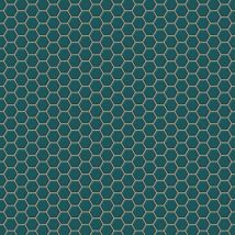 Vliestapete - Hexagon Chic - Grün - 1005x52 cm