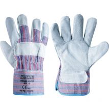 Contractor Standard Chrome Rigger Gloves - Size 8 - Blue White - Sitesafe