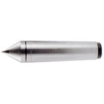 Contre-pointe fixe avec pointe metallique pour tour de 4 cm