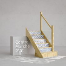 Mon Marché Déco - Contremarche - Rétro Corail - Lot de 5
