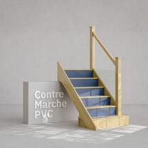 Mon Marché Déco - Contremarche - Yoshi Bleu Pétrole - Lot de 10