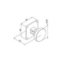 Contreplaque articulée acier Opera 01805Z