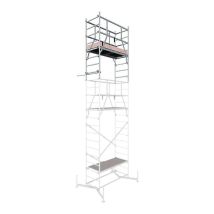 Krause - Chafaudage De Travail En Aluminium Monto Climtec, 2ème Hausse, Hauteur De Travail Env. 7,00 M
