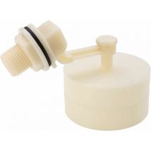 Contrôleur automatique de niveau d'eau 1/2' port fil robinet à flotteur de commande de niveau d'eau de robinet à flotteur abs for l'outil de vanne de