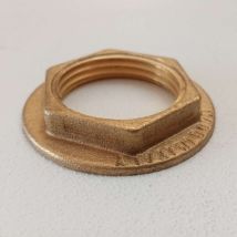 Controdado dado di ottone da 1 flangiato