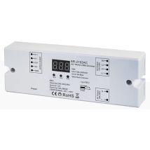 Contrôleur Ac Triac Monochrome - Dmx Dimmer - 2 Canaux 1,2a/ch -