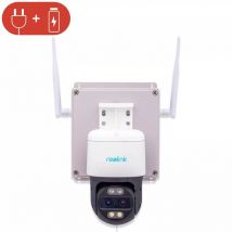 Ultra Secure - Contrôleur 4G (avec batterie) + Caméra 4K / Suivi intelligent / Vision nocturne 30m + Carte sd (UltraCAM)