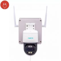 Ultra Secure - Contrôleur 4G IP65 + Caméra 4K / Suivi intelligent / Vision nocturne 30m + Carte sd (UltraCAM)