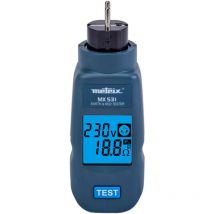 Chauvin Arnoux - Contrôleur de prise électrique Tests de terre & rcd 30 mA - MX531 - Metrix