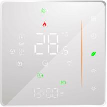 Tancyco - Contrôleur de température de thermostat intelligent WiFi hebdomadaire programmable prend en charge le contrôle tactile/application