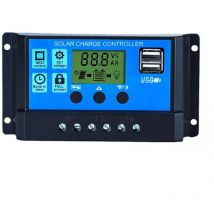 RG - controller regolatore di carica pannelli solari 12V/24V 30A automatico pannello