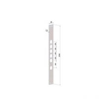 Contropiastra p/serrature porte blindate in acciaio inox int.28 cp2530 - (cp2530xai28) 1 pezzi Securemme