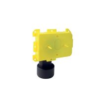 Contropresa New Air Ø 50, Da Incasso Con Raccordo Curvo Pa012