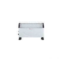 Convecteur à 3 niveaux de chaleur et thermostat réglable (1500W 230V 50Hz) 50x18x33cm avec thermofusible de sécurité