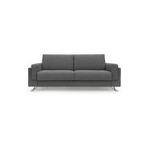 Canapé lit Odino canapé 3 places convertible gris foncé 140cm