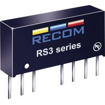 Convertisseur CC/CC pour circuits imprimés RECOM RS3-1212D Nbr. de sorties: 2 x 12 V/DC 12 V/DC, -12 V/DC 125 mA 3 W 1