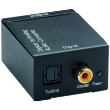 Convertisseur coaxial numérique / optique – Noir – Autre accessoire pour interphone, visiophone et sonnette – HEXAKIT