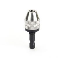 Tuserxln - Convertisseur d'adaptateur à tige hexagonale, mandrin de foret sans clé à changement rapide de 1/4 '0.3 3.6mm