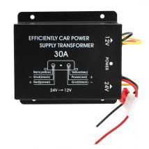 Convertisseur d'alimentation de voiture 30A, onduleur abaisseur 24V à 12V - Eosnow