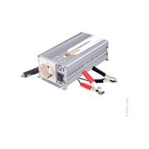 NX - Convertisseur DC/AC 12/230V 300W quasi-sinusoïdal - Sortie pinces crocodiles et allume-cigare