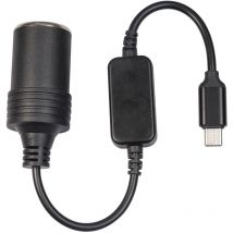 Convertisseur de Câble usb a mâle vers Allume-cigare Femelle 12V, Voiture Femelle Convertisseur, Voiture Cigarette Allume Socket Pour gps E-Chien