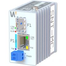 Hanwha - Convertisseur de média mini PoE industriel SNI-1MC SNI-1MC