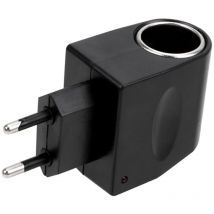 Convertisseur de Puissance de Voiture ac 220V à dc 12V, Adaptateur Secteur Allume-Cigare de Voiture 48W Adaptateur de Convertisseur de Prise de