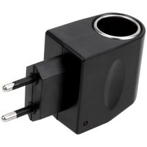 Convertisseur de Puissance de Voiture ac 220V à dc 12V, Adaptateur Secteur Allume-Cigare de Voiture 48W Adaptateur de Convertisseur de Prise de