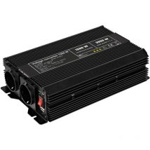 Goobay Convertisseur de tension 1 500 W , convertit 12 V cc en 230 V ca (58884)